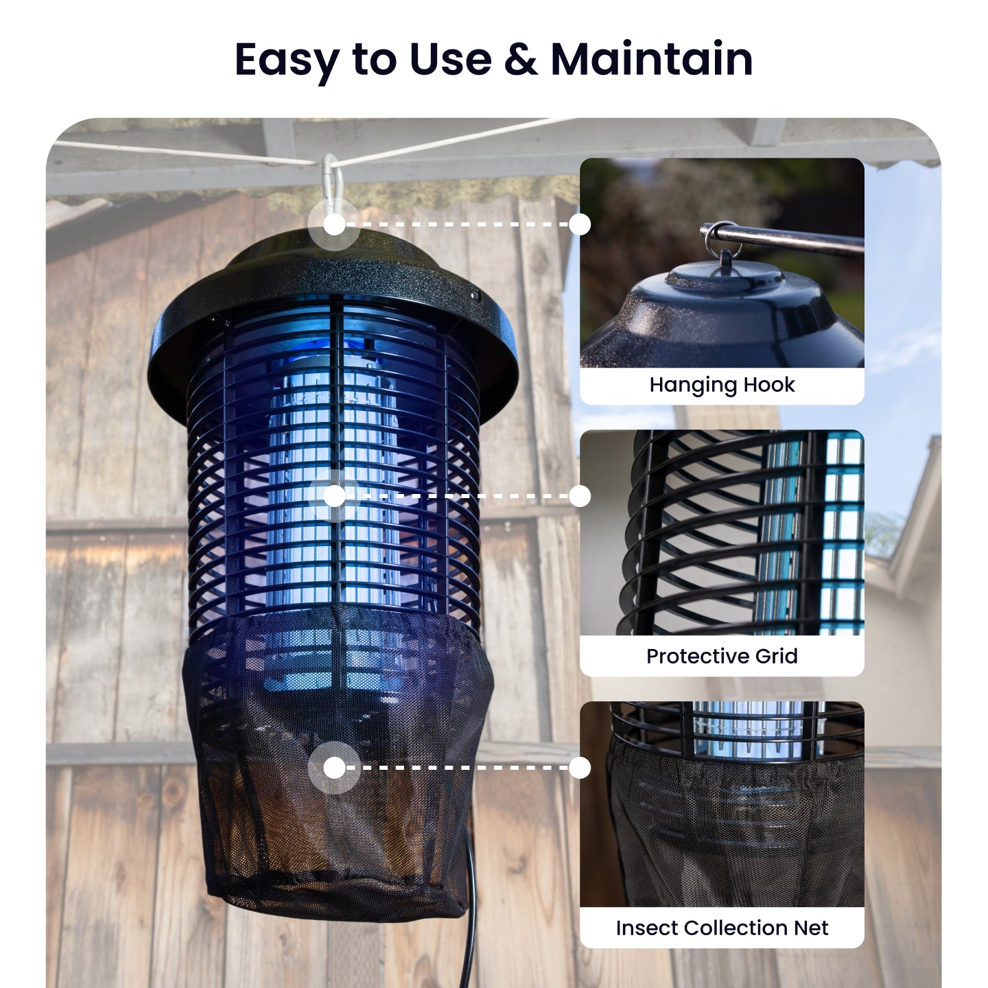 E80 Outdoor Electric Insect Trap