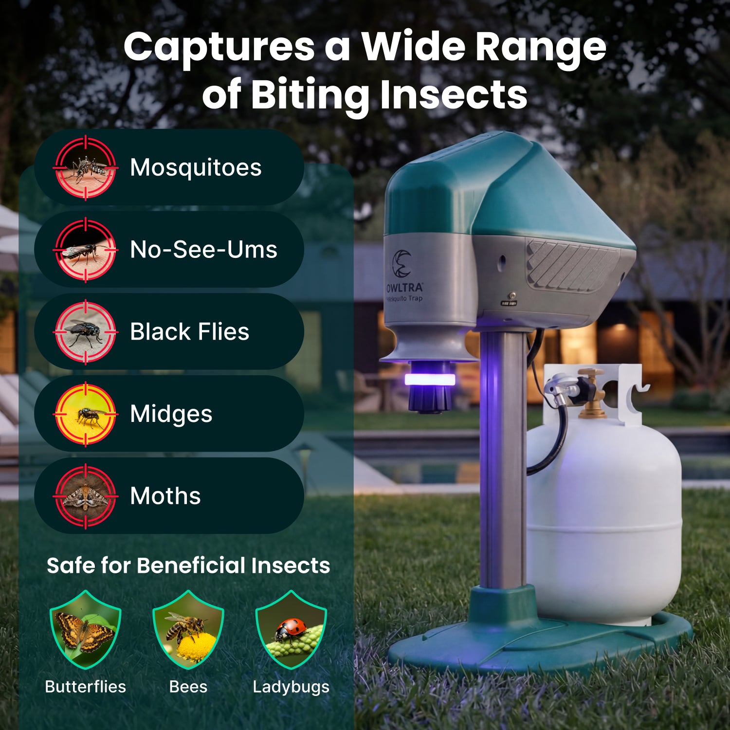 MT2410 Upgraded Outdoor Super Effective Mosquito Trap