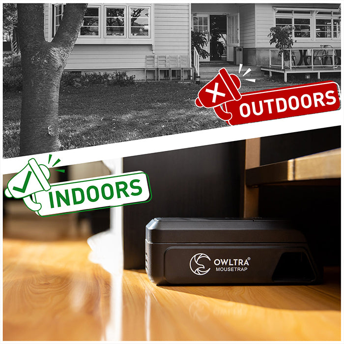 OWLTRA 3-in-1 Outdoor and Indoor Electronic Rodent Defense Bundle